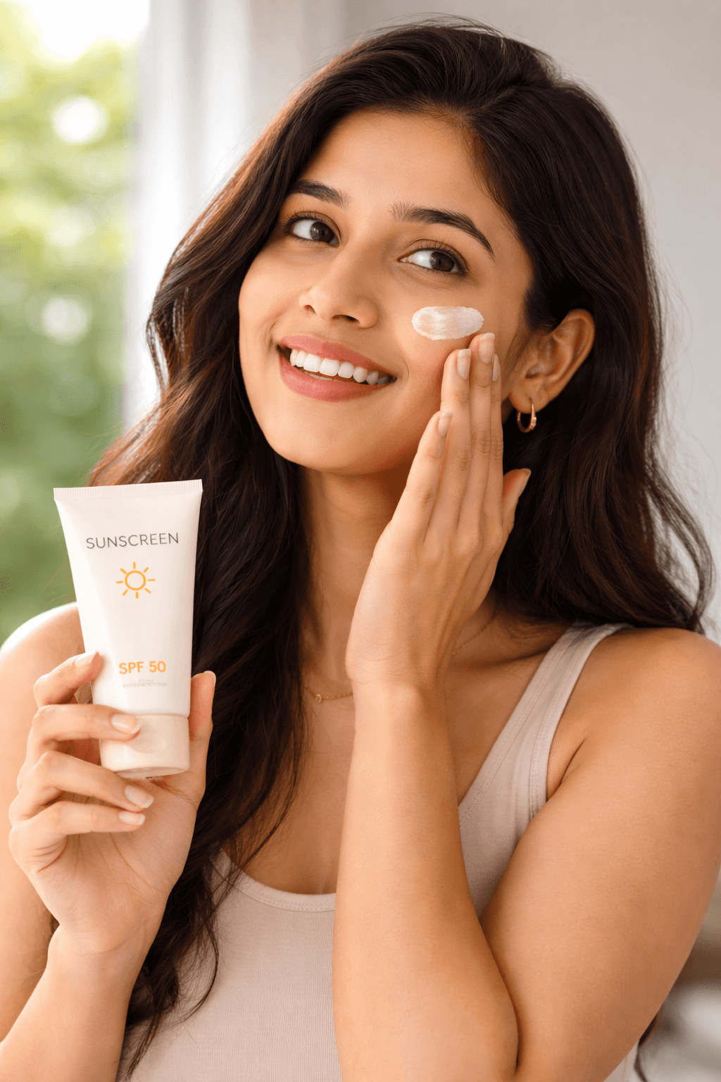 Daily sunscreen use as part of preventative anti-aging routine